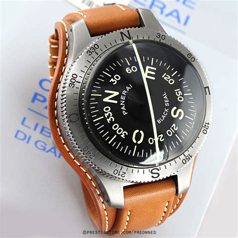 panerai black seal compass